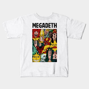 Monsters Party of Megadeth Kids T-Shirt